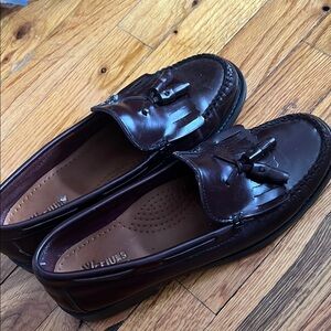 Bass Brown Leather Slip-On Loafers